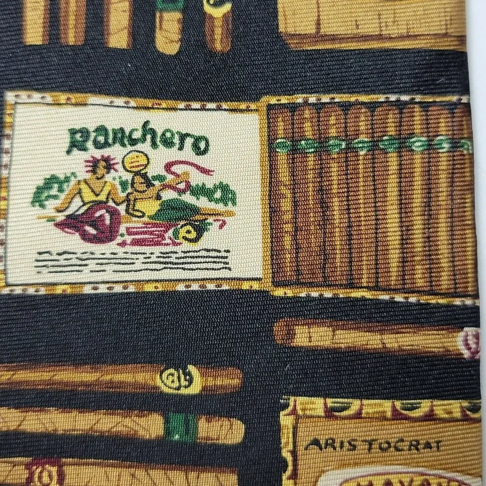 Jos A‎ Bank Corporate Men Silk Neck Tie Cigar Pipe